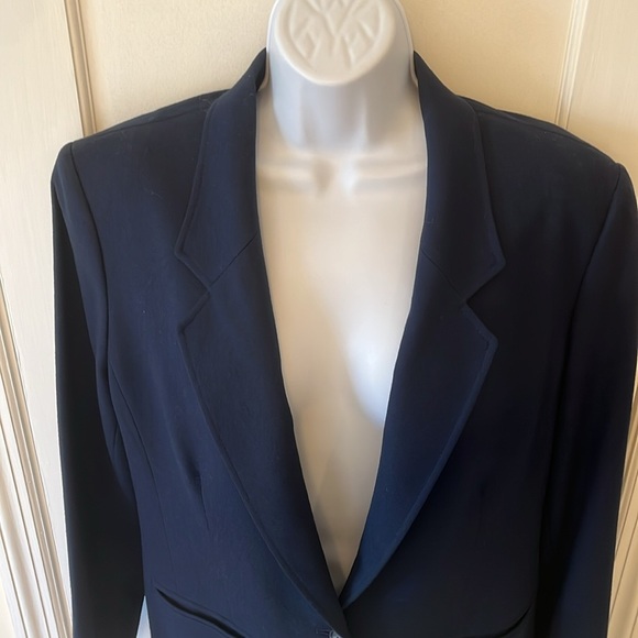 Pendleton 100% Wool Blazer Lined Women's 16 Blue Button Preppy Career Classic - Picture 3 of 17